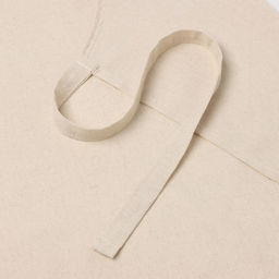 Фартук «Этель» ECO, молочный, 60×70 см, 70% хлопок, 30% лён, 190 г/м²