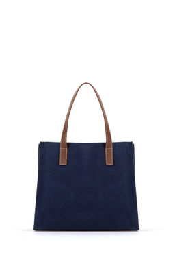 Женская темно-синяя сумка через плечо из плотной ткани - U.s. polo assn фото 5