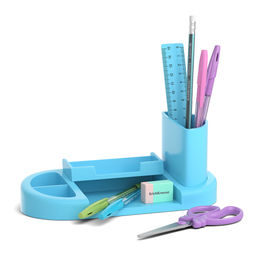 АКЦИЯ Цена за 1 шт. Набор настольный пластиковый ErichKrause® Harmony, Pastel, голубой