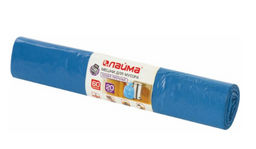 РОМАШКА мешки д/мусора 60л*20шт в рулоне 15мкм НАДЕЖНЫЕ ПВД 60х80 Оранжевые ВЛ-066-20