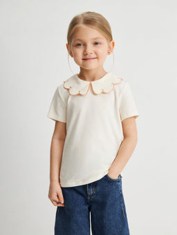 ACOOLA / Блузка детская для девочек Belen молочный