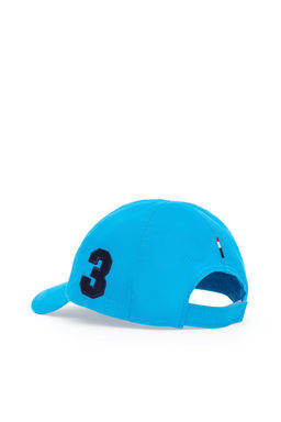 Детская бирюзовая шапка - U.s. polo assn фото 3