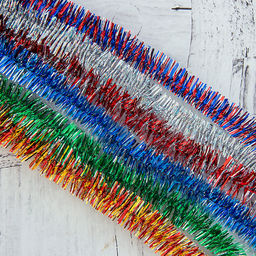 Мишура для украшения, 10 метров, МИКС