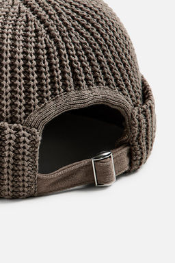SHORT KNIT BEANIE - Zara фото 6
