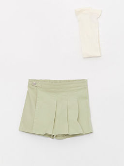 Basic K?z Bebek ?ort Etek ve K?lotlu ?orap 2li