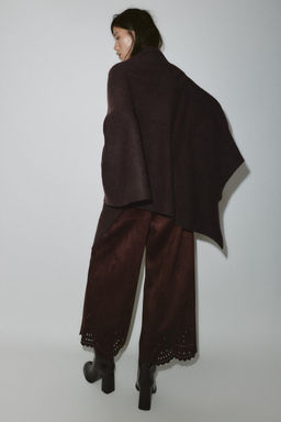 KNIT CAPE WITH HIGH NECK - Zara фото 4