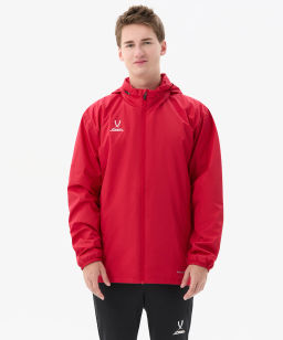 Куртка ветрозащитная JOGEL DIVISION PerFormPROOF Shower Jacket, красный  фото 9