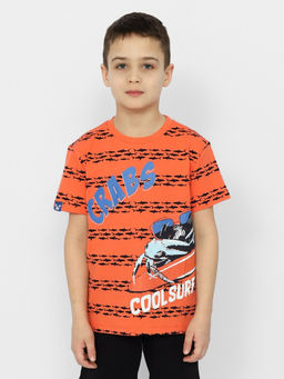 CRB wear/CSKB 63550-29-370 Футболка для мальчика,оранжевый/Ex.Cherubino