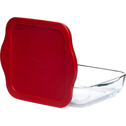 Боркам (Borcam) Форма стеклянная жаропрочная 3,2л, 28х28х11см, квадратная, пластмассовая крышка, цветная коробка, Pasabahce (Турция) - Домашняя мода фото 2