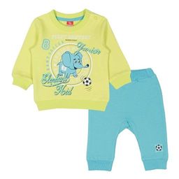 CRB wear/CWB 9885 комплект ясельный (джемпер, брюки), салатовый-голубой/Ex.Cherubino