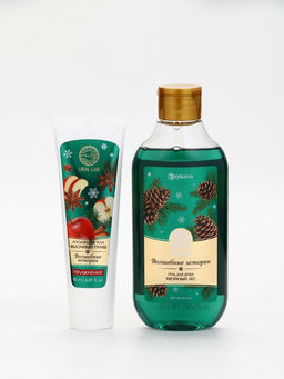 Подарочный набор новогодний Волшебные истории, гель для душа 300 мл и лосьон для тела 85 мл, URAL LAB