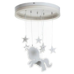 Люстра «Единорог» LED58 Вт 4000К белый 50×50×60 см BayerLux