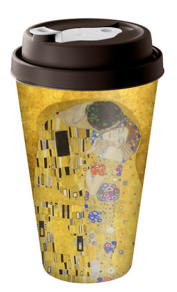 Цена за 2 шт. Стакан с крышкой 550мл с декором с клапаном "Искусство" (микс) 223134690/00