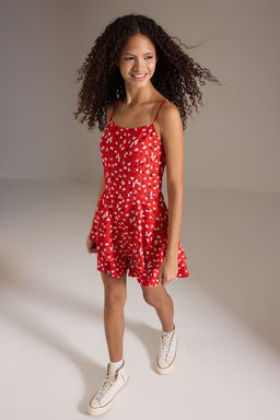 TRENDYOLMILLA K?rm?z? Cicekli Dokuma Tulum TWOSS25TU00061  фото 2