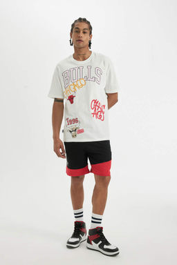 DeFactoFit Шорты прямого кроя стандартного кроя NBA Chicago Bulls