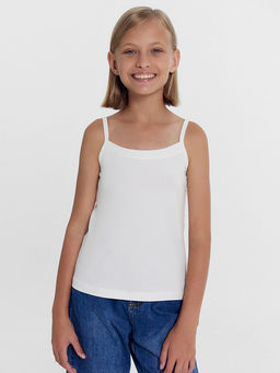 Топ для девочек в молочном цвете - Mark formelle фото 2