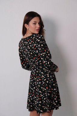 Платье с вырезом каре отрезное по талии - Martichelli фото 53