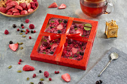 Шоколад белый с украшением Ягодный бум 150 гр - Chokodelika фото 3