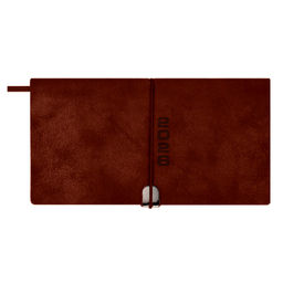 Еженедельник датированный 2026 ESCALADA, 175х95 мм, 64 л., арт. 70393/ 40 ТИВОЛИ ГЛОСС КОРИЧНЕВЫЙ