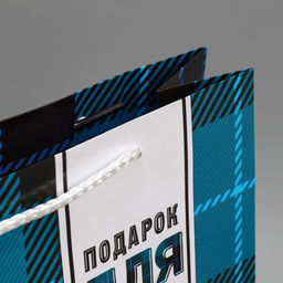 Пакет ламинированный Real man, L 28 х 38 х 9 см - Доступные радости фото 5