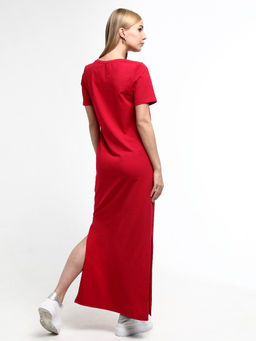 Платье из  трикотажного полотна стрейч - F5 фото 4