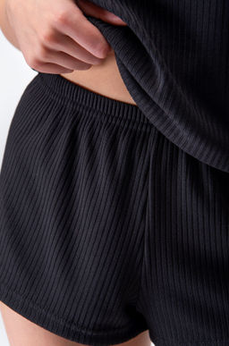 Женская пижама с шортами в рубчик Happyfox