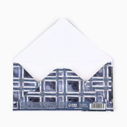 Цена за 5 шт. Конверт для денег на акварельном картоне Джентльмену, 16.5 х 8 см