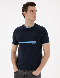 Lacivert Slim Fit Ti__rt