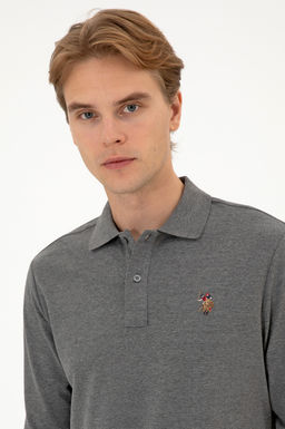 Erkek Antrasit Melanj Basic Sweatshirt Sepette S_rpriz _ndirim - U.s. polo assn фото 2