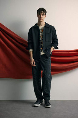 Стеганая куртка-рубашка стандартного кроя с длинными рукавами - Defacto фото 2