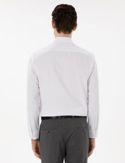 Beyaz Regular Fit Uzun Kollu Basic Cepli G_mlek - Pierre cardin фото 5