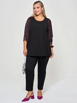 Футболка 0208-2 чёрный - Dora фото 124