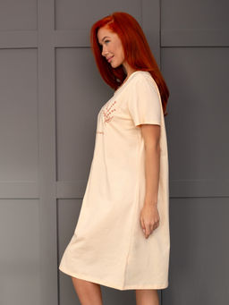 Платье женское кулирка "АСТРА" ПЕРСИК