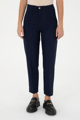 Женские темно-синие брюки из плотной ткани - U.s. polo assn фото 2