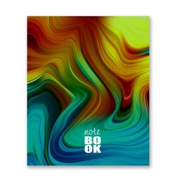 Светоч Бизнес-блокнот, глянцевая ламинация, 80ББТ5_3_5_1 A5+ 80 л. 18 шт. клетка Цветомания 000424