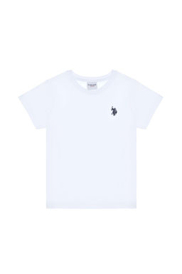 Erkek _ocuk Beyaz Basic Ti__rt Sepette S_rpriz _ndirim - U.s. polo assn фото 2