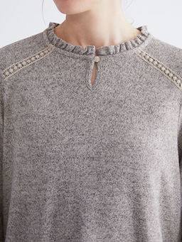 F?rf?rl? Bisiklet Yaka Bluz