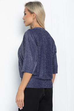 Блуза Биата (синяя) Б11193 - Lt collection фото 2