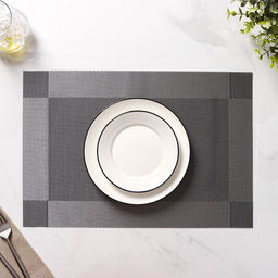 Набор салфеток сервировочных на стол Доляна Шахматы, 4530 см, 4 шт, цвет чёрный  фото 3