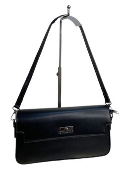 Женская сумка из искусственной кожи, цвет черный