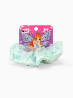 Цена за 2 шт. Резинка для волос «Цветы» зеленая, Винкс