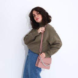 Сумка-мессенджер на магните, цвет розовый - Simaland фото 8