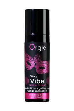 Гель для массажа ORGIE Sexy Vibe Intense Orgasm с разогревающим и охлаждающим эффектом, 15 мл