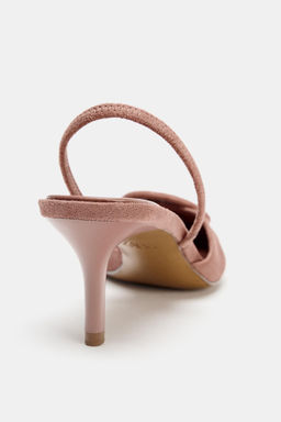 SLINGBACK SHOES WITH PIECE DETAIL