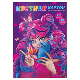 Цветной картон арт. 64751 ЯРКАЯ КРАСОТА