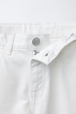 JEANS STRAIGHT ROTOS / Blanco - Zara фото 3