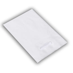 Цена за 50 шт. Пакет полиэтиленовый с вырубной ручкой, белый, 20 х 30 См, 50 мкм. - UPAK LAND фото 2