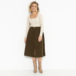 Юбка на молнии Вперёд в будущее (green) - Charutti фото 6