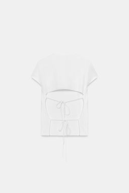 OPEN BACK TOP WITH BOWS - Zara фото 17