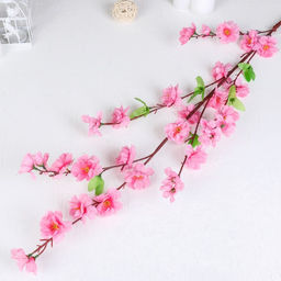 Цветы искусственные «Сакура нежность», h=105 см, розовые
